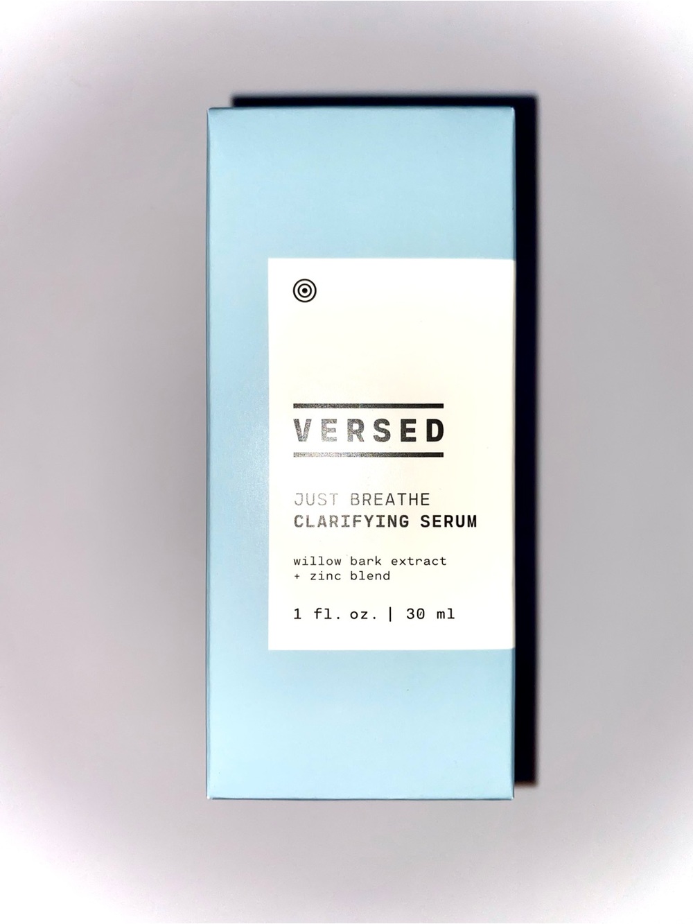 Versed Just Breathe Clarifying Face Serum w/ Willow Bark & Zinc 1 fl oz ~ NIB